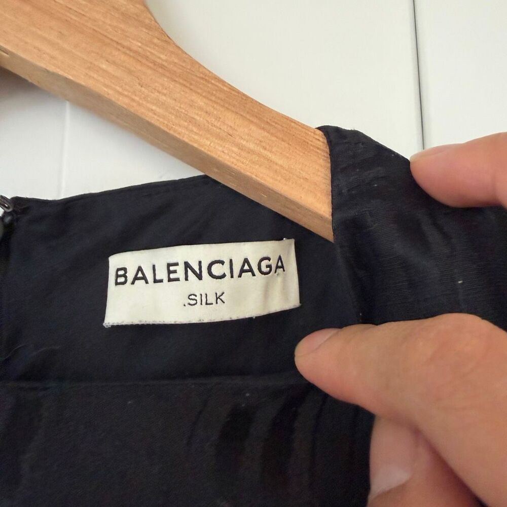 Balenciaga silk mini dress - Picture 5 of 10